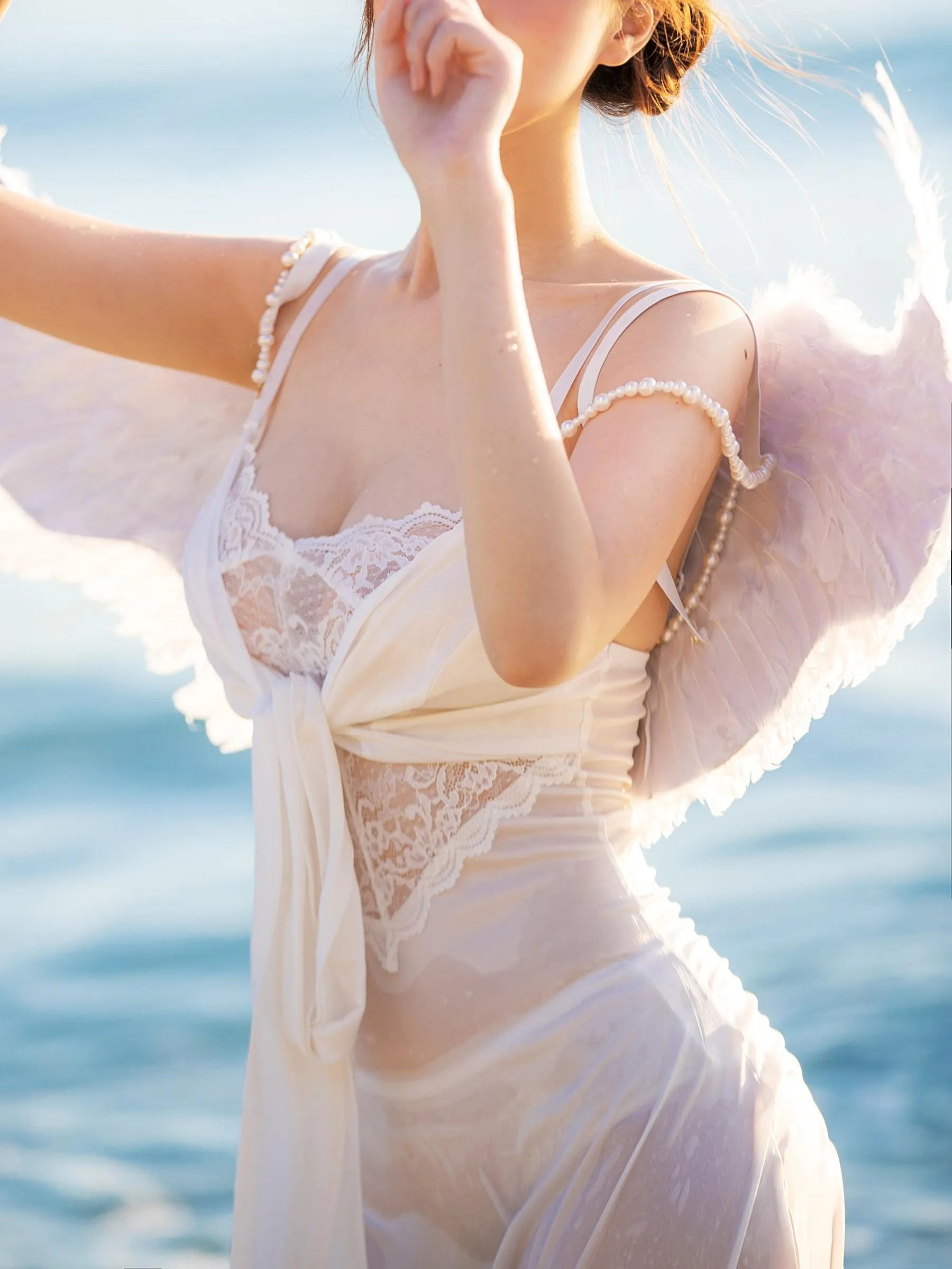 念雪ww – NO.35 海边神明少女 [50P]插图